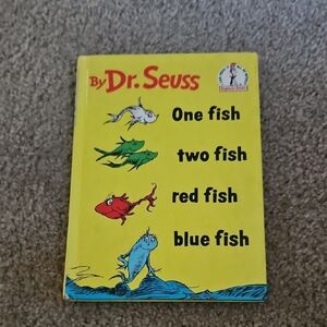 Dr. Seuss 'One Fish Two Fish Red Fish Blue Fish' Book - Yellow Cover